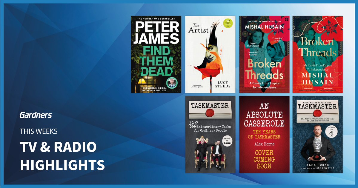 Gardners (@gardners) on Twitter photo Taskmaster is back for its 19th series on 1st May!
Why just watch along? Become the Taskmaster yourself with <a href="/AlexHorne/">Alex Horne</a>'s hilarious Taskmaster books! 🧠📚
Find these and more in our TV & Radio Highlights ✨
gardners.com/Search?Catalog…
#Taskmaster #newseries Taskmaster is back for its 19th series on 1st May!
Why just watch along? Become the Taskmaster yourself with <a href="/AlexHorne/">Alex Horne</a>'s hilarious Taskmaster books! 🧠📚
Find these and more in our TV & Radio Highlights ✨
gardners.com/Search?Catalog…
#Taskmaster #newseries