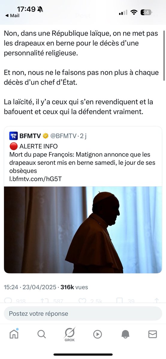 DeFenDeR (@defender_68) on Twitter photo Non bah visiblement il a pas aimé ma réponse 😂 <a href="/FranceInsoumise/">La France insoumise</a>. On peut donc pas exprimer un point de vue ? Non bah visiblement il a pas aimé ma réponse 😂 <a href="/FranceInsoumise/">La France insoumise</a>. On peut donc pas exprimer un point de vue ?