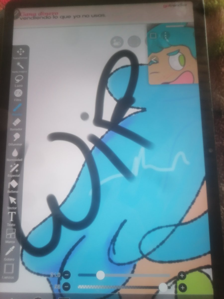 Wip depsues de 7 años de no tocar esta cuenta (se me perdio el lápiz táctil, ya me resigne a dibujar con el dedo)