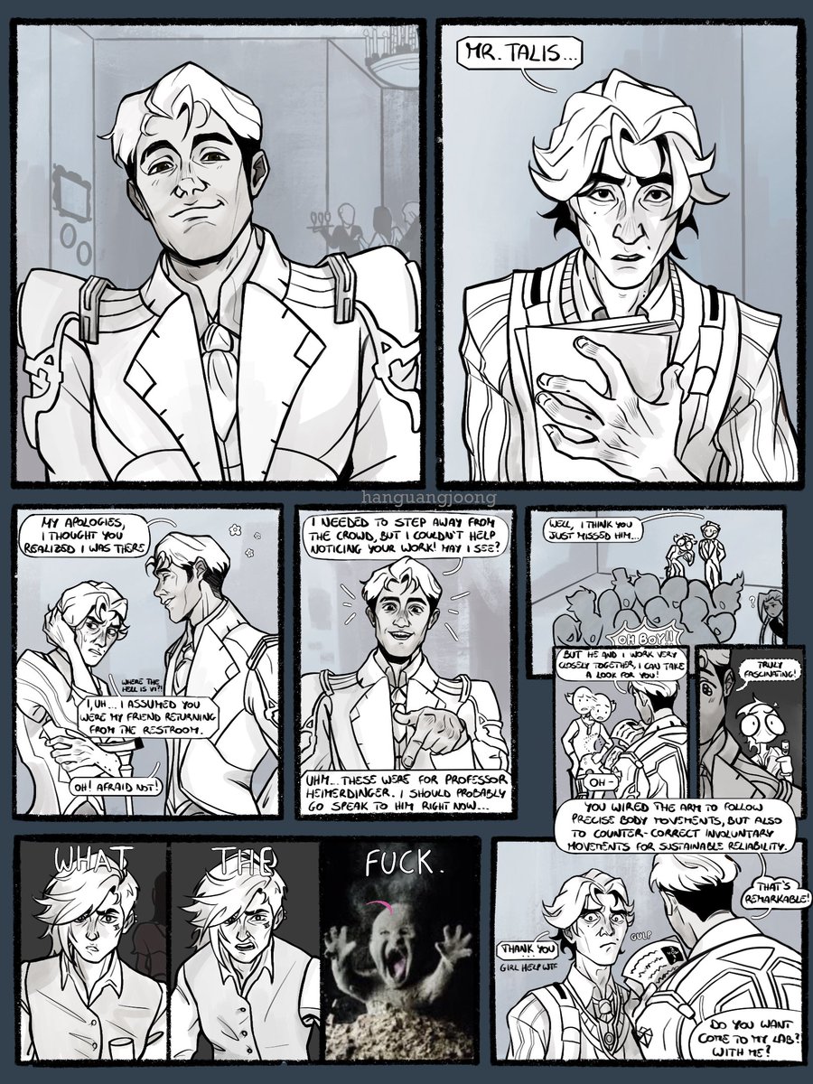 Something something you and your fam suspect that the big bad man of progress from Piltover is plotting to build something devious. You all go undercover on a mission to steal his projects, your only task is to not interact with him #jayvik #arcane ff: honey honey <a href="/AllieKitaguchi/">✨ allison 🔴🌙 ✨</a>