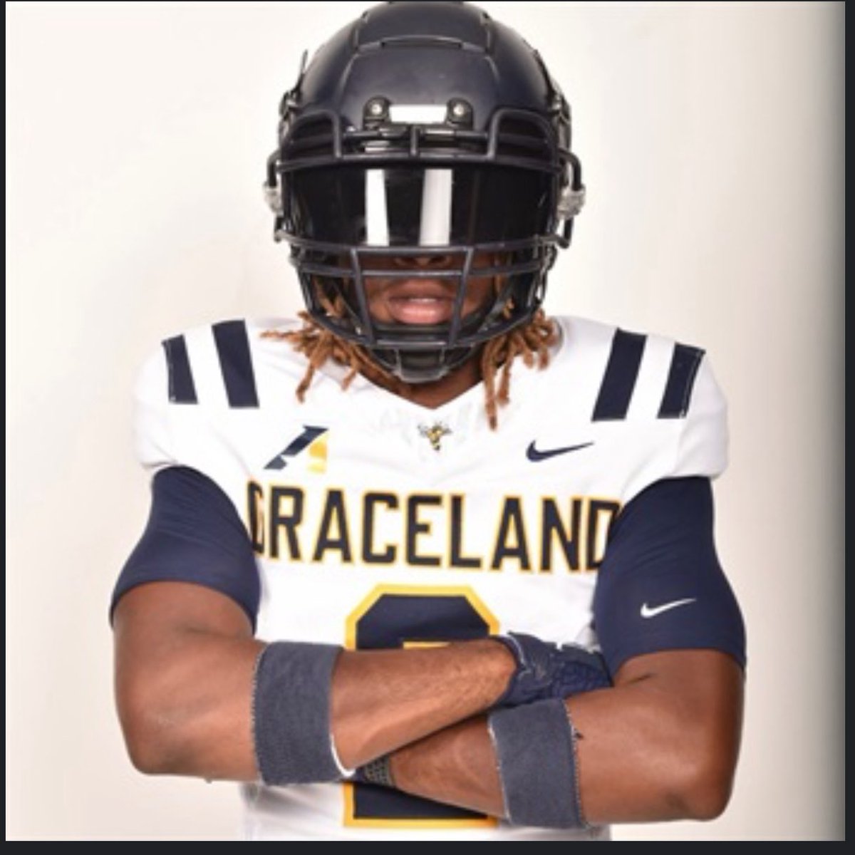 k4ydencollins's tweet photo. Excited to announce my 2nd offer &amp; My first NAIA offer by Graceland University &amp; @ColeMallan ! Truly Blessed to have an opportunity like this one. God is Great https://t.co/sZfuZEj22C