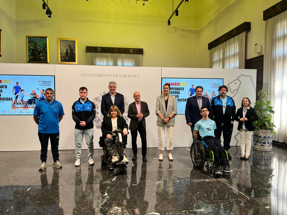 Todo listo para el Campeonato de España 🇪🇸 de rugby en silla de ruedas por Comunidades Autónomas en #Zaragoza

Sábado 26 y domingo 27 abril

País Vasco, Madrid, Cataluña, Aragón, Comunidad Valenciana y Andalucía

Directo en sipuedes.tv 📺
🏉🏉
#rugby #wheelchairrugby