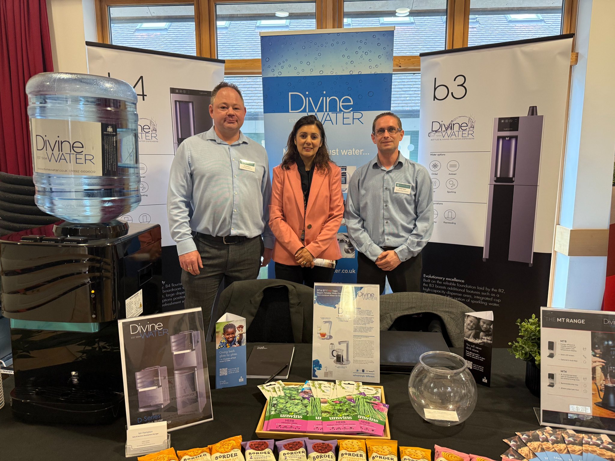 Image for the Tweet beginning: Crowborough Business Expo with Nusrat