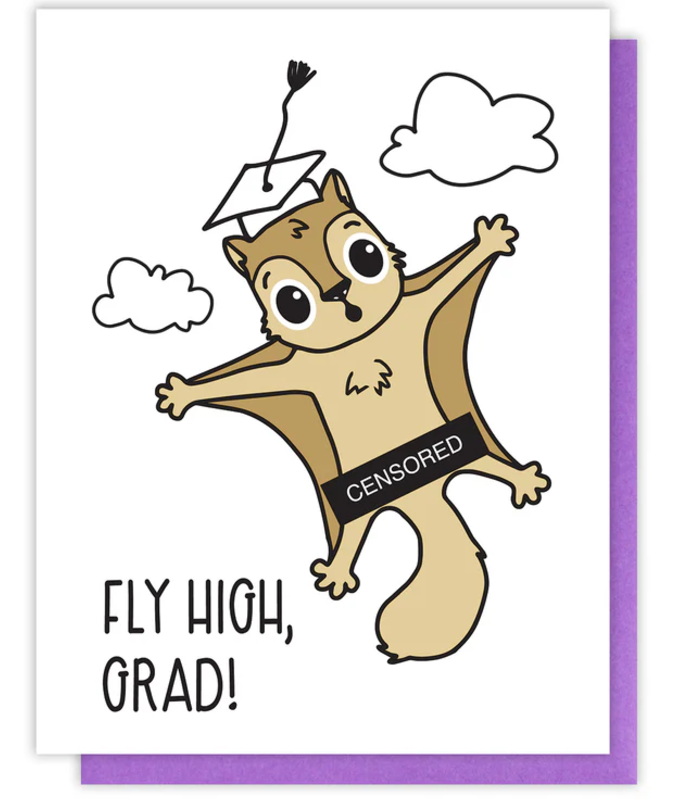 AstroPaper's tweet image. 🎓 It’s that time of year—tassels are turning, grads are soaring, and apparently… so are squirrels. 🐿️💨 This hilarious card by @kissandpunch proves one thing: quality paper makes everything more uplifting. #AstroPaper #GraduationCards #PaperLove #EnvelopeLove #PaperMatters