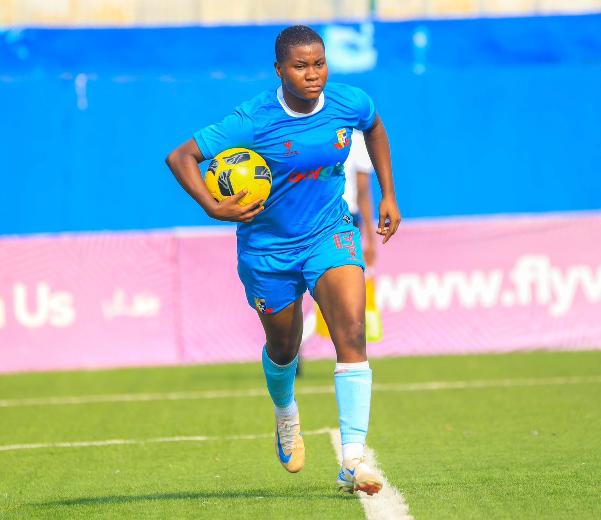 The highest goal scorer in the 2025 Nigeria Women's Football League, Bolaji Olamide takes her goal tally to 12 in 13 games.✨

She is now 2 goals in the clear of Rivers Angels' Mary Moses who failed to score on Matchday 13 away to Bayelsa Queens.