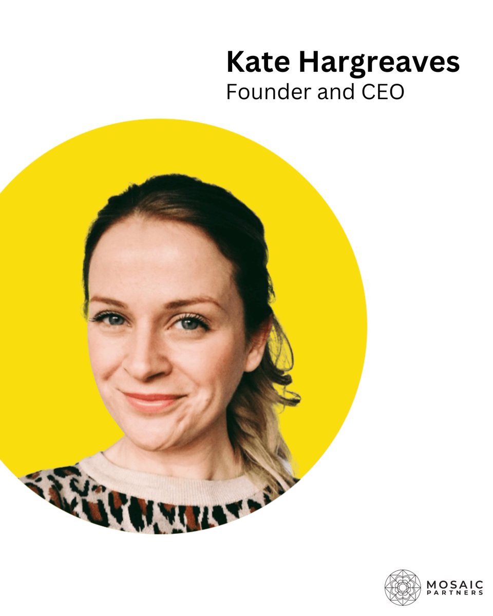 Meet Kate Hargreaves, Founder and CEO of Mosaic Partners. A leading executive coach and consultant, she creates safe spaces for real change. With an MBA from Northumbria University, she is a trusted name in people development and a proud advocate for women and girls.