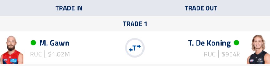 benkildea's tweet photo. Stoked with the immediate return on investment. Didn't have the balls to put the VC on him though. #AFLFantasy https://t.co/LXTjR70blu