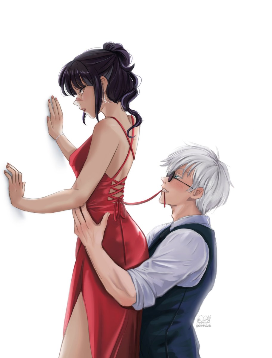 Ohmagaby's tweet photo. She's a sensual mirage, driving him insane❤️‍🔥

#Gojohime #五歌 #gouta https://t.co/Oxc58nDyNj