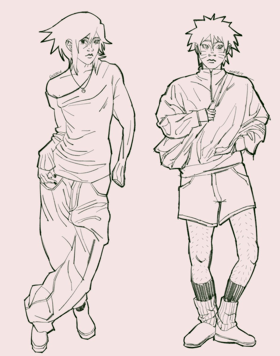 custardessert's tweet image. tfem & tgirl narusasu (butchfemme)
#sasunaru #sns
