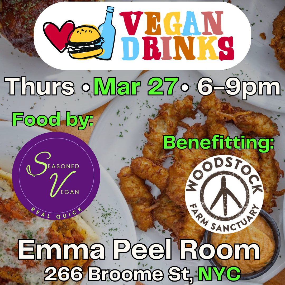VeganDrinks's tweet photo. 🔥 Vegan Drinks Tonight at 6pm! - https://t.co/PC8IedGqWJ https://t.co/FOK8FG6uqJ