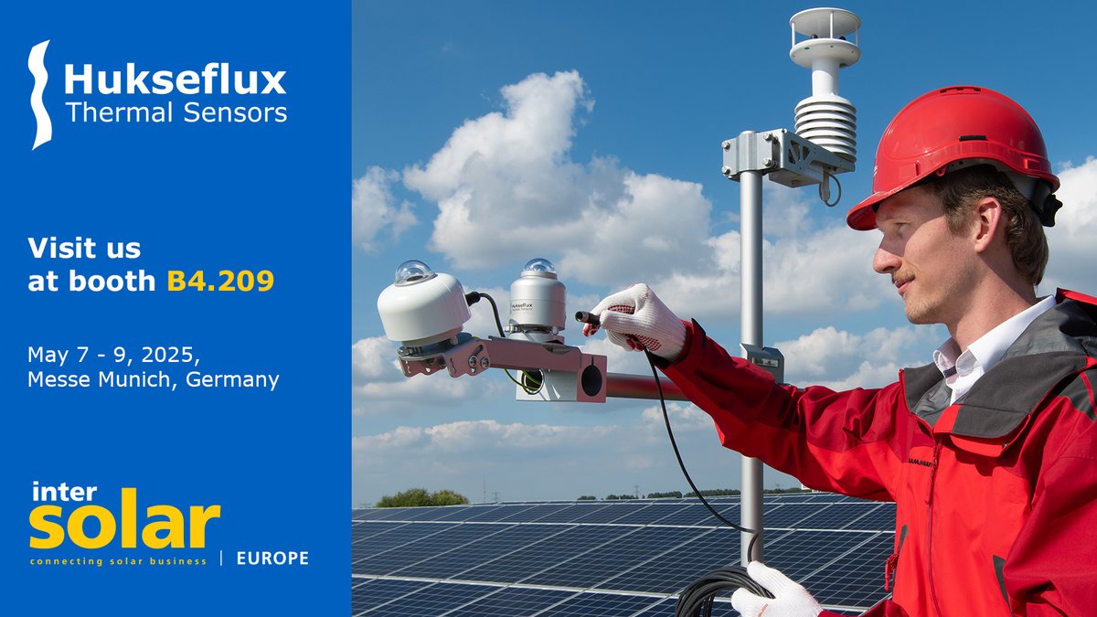 The countdown is on! Just less than two weeks until #Intersolar Europe 2025 kicks off. Make sure to stop by our booth for an exclusive first look at our groundbreaking #solar radiation sensors, and our newest sensor yet to be released!

#Intersolar2025  #solarenergy #renewables