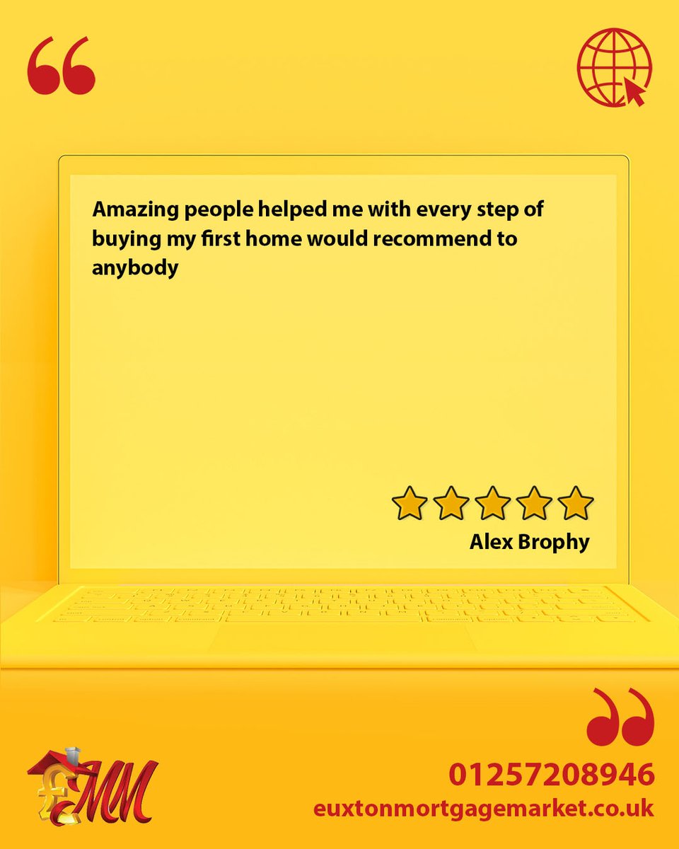 Another happy first time buyer. Thank you Alex and happy new home #mortgages #firsttimebuyer #mortgagemarket #euxtonmortgagemarket