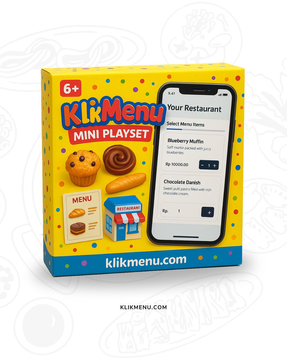 riolec's tweet image. We&apos;re also joining the 3D AI trend — but don’t get it twisted, klikmenu.com is REAL. Klikmenu.com is a web-based app — One Link for All Your WhatsApp Orders.

#klikmenu #restaurant #umkm #kuliner #cafe #onlinemenu #foodforfoodies #foodies #foodlover