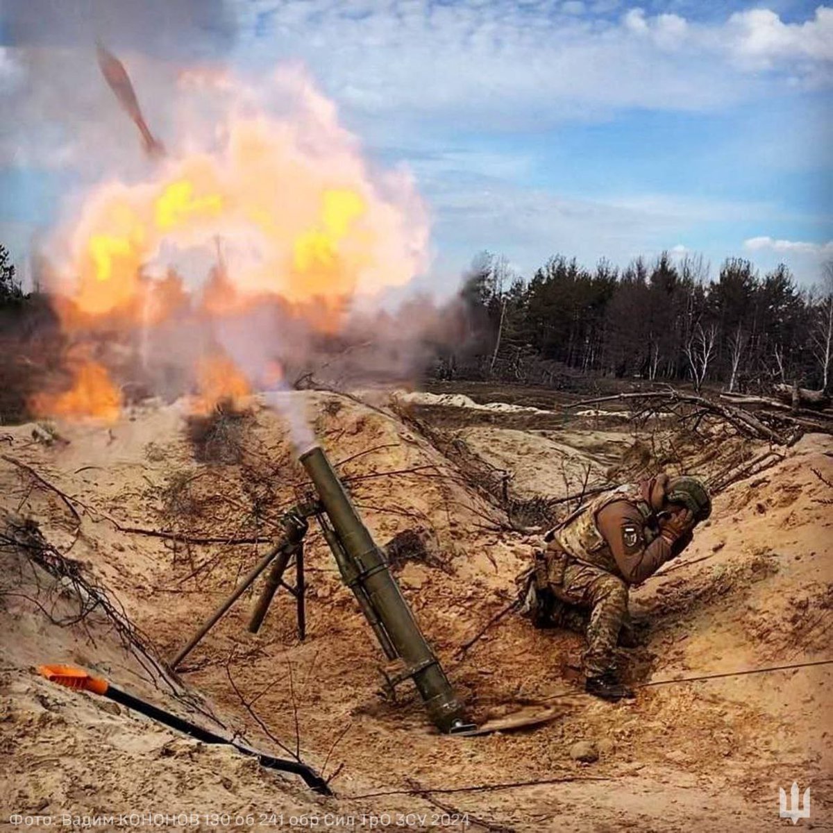 Ukrainian mortars always find their target.
Strike fast. Strike hard.

📷: 241st TDF Brigade
