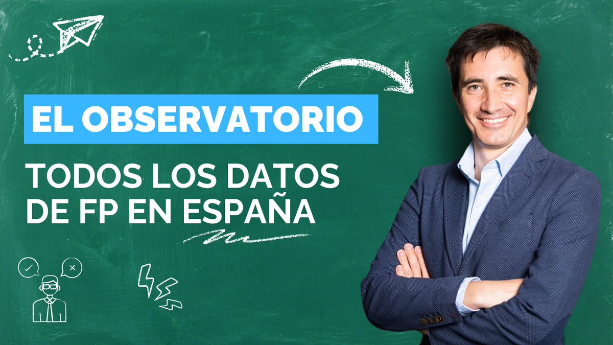 🔴🎥 Ya DISPONIBLE el video sobre El Observatorio

⏰En 4 minutos te contamos la mayor plataforma de información sobre #FP en España,

+250 indicadores como sueldos, empleo por familias , matrículas...👇

 linktw.in/RwpVar
