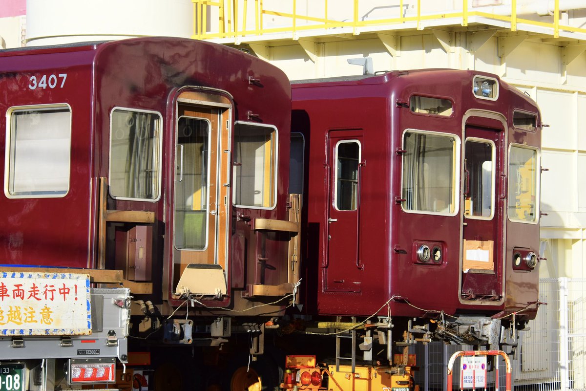 2025/4/24(木) 正雀工場裏17:30頃 阪急3300系3331f( C#3331・C#3407