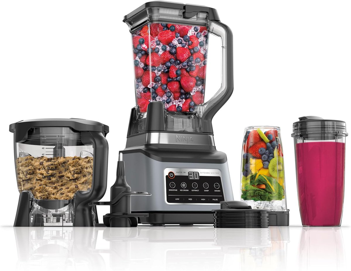 MdHasan73a's tweet image. 📷 Ninja BN801 Professional Plus Kitchen System – The Ultimate All-in-One Kitchen Powerhouse
Product link: amzn.to/4lJNKlh (Amazon)
#NinjaBN801, #KitchenSystem, #SmoothieBlender, #FoodProcessor, #DoughMixer, #AutoIQBlender, #MealPrepMadeEasy, #BlenderWithToGoCups, #Home