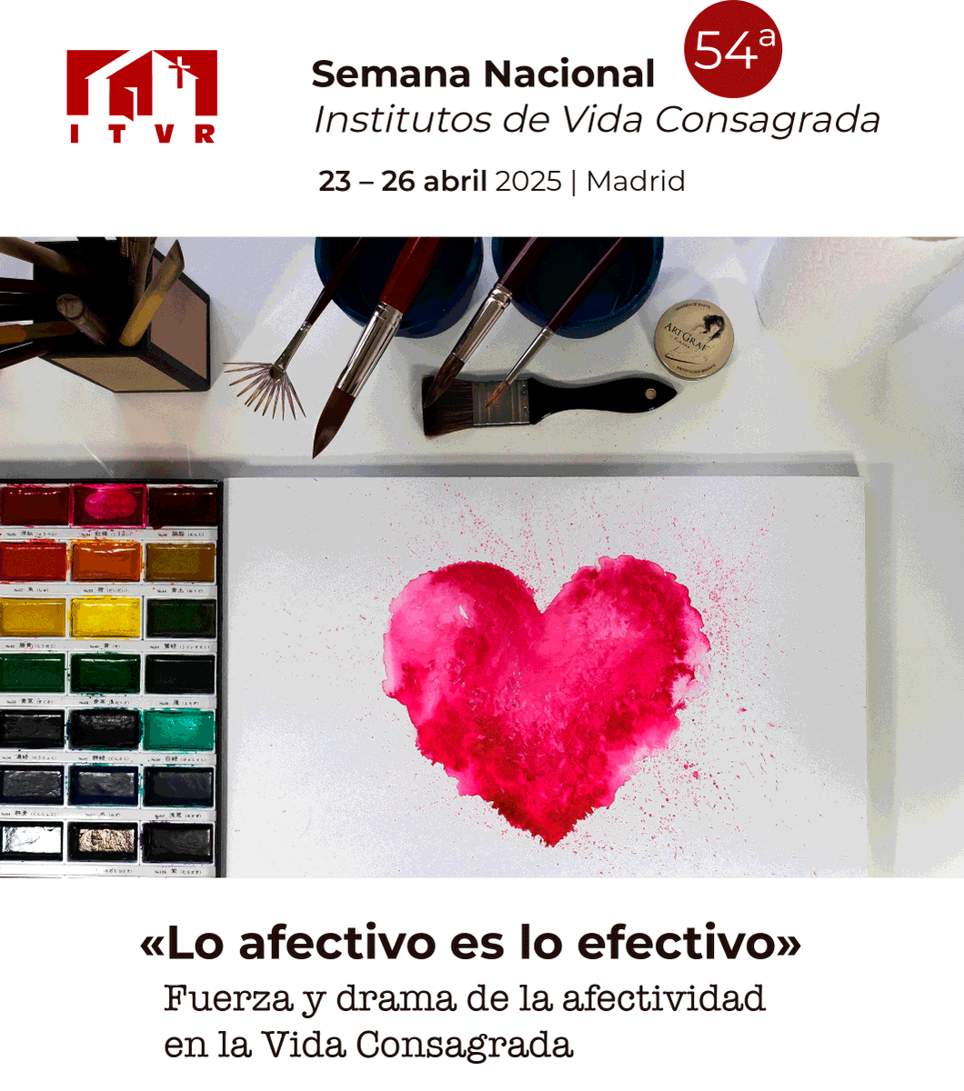 ITVR_ERA's tweet photo. 🔴AVISO
Suspendemos la jornada del sábado de la 54ª Semana Nacional para Institutos de Vida Consagrada, para unirnos a toda la Iglesia en la despedida al papa Francisco.
La síntesis de la #54SemanaVC se realizará mañana viernes por la tarde.
Gracias por vuestra comprensión. https://t.co/3QTZ88VbRw