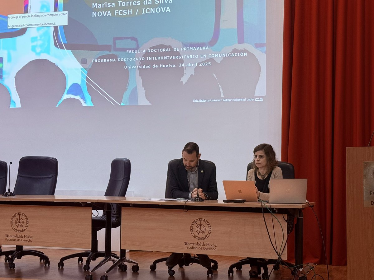 Aurora Labio-Bernal (@labiobernal) on Twitter photo “Comprender más para temer menos”. Reflexión de #AgustinGarciaMatilla para hablar sobre IA y ética. Complementa conferencia sobre discurso del odio y periodismo de <a href="/marisatorresilv/">Marisa Torres Silva</a> Brillante inicio de Escuela de <a href="/DocComunicacion/">DoctoComunicacion</a> en <a href="/UniHuelva/">Universidad de Huelva</a> “Comprender más para temer menos”. Reflexión de #AgustinGarciaMatilla para hablar sobre IA y ética. Complementa conferencia sobre discurso del odio y periodismo de <a href="/marisatorresilv/">Marisa Torres Silva</a> Brillante inicio de Escuela de <a href="/DocComunicacion/">DoctoComunicacion</a> en <a href="/UniHuelva/">Universidad de Huelva</a>