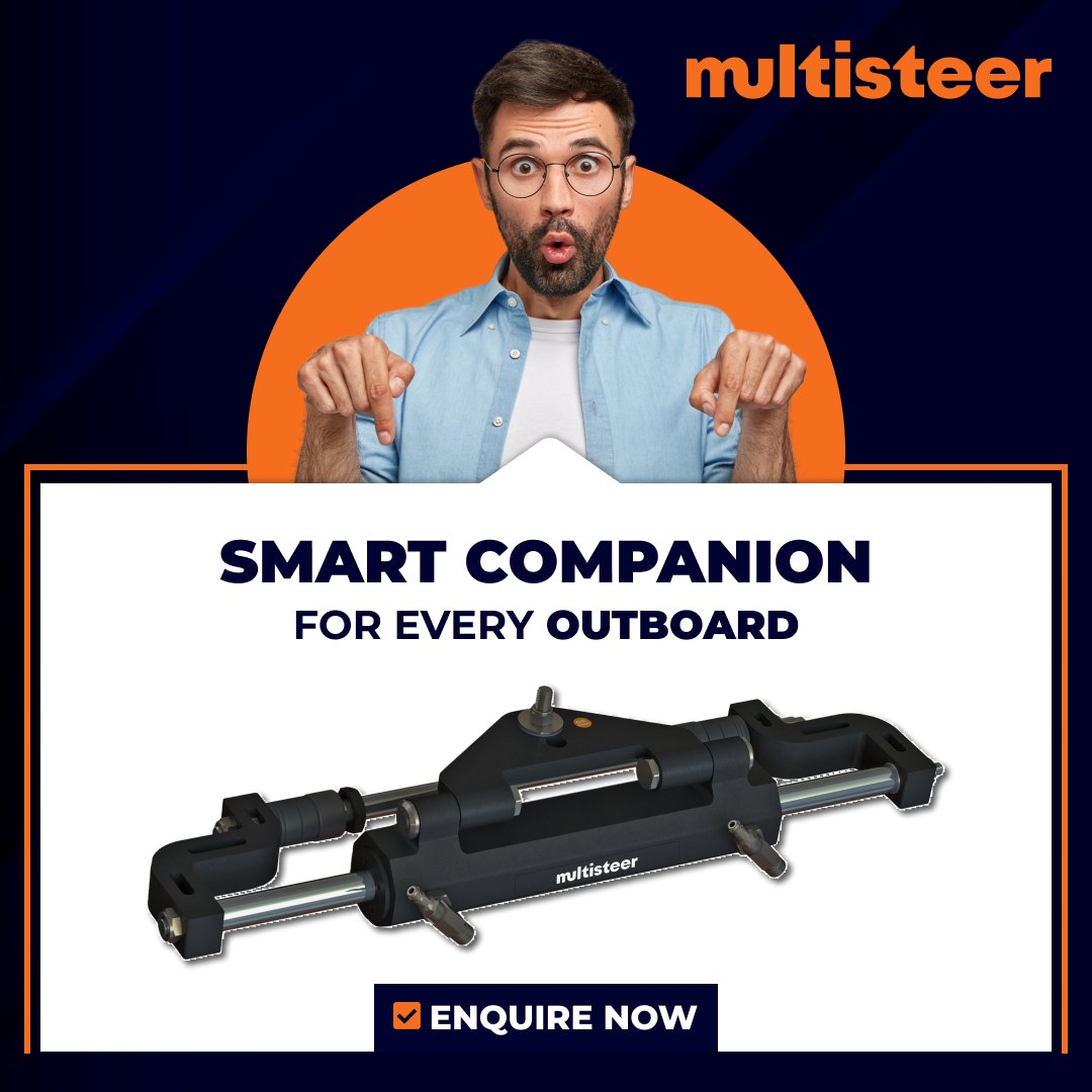 multisteer's tweet image. Experience the blend of precise engineering and cutting-edge technology with Multisteer Hydraulic Cylinders that every outboard deserves!
multisteer.com
#Multisteer #Steerlyteplus #boatsteering #boatsteeringkit #hydraulic #steeringsystem #Goa #USA #Netherlands #Germany