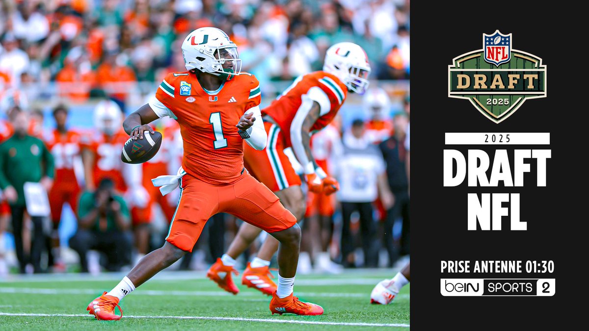 New beginning 🔥🏈

Après la Free Agency, la saison 2025 #NFLextra commence véritablement cette nuit avec le 1er Tour de la <a href="/NFLDraft/">NFL Draft</a> 😍

Rdv dès 1h30 sur <a href="/beinsports_FR/">beIN SPORTS</a> 2 pour revenir sur 2024 et lancer ensemble 2025 !