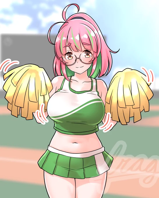 #梅進水日 #艦これ梅進水日なのでチアな梅再掲です! 