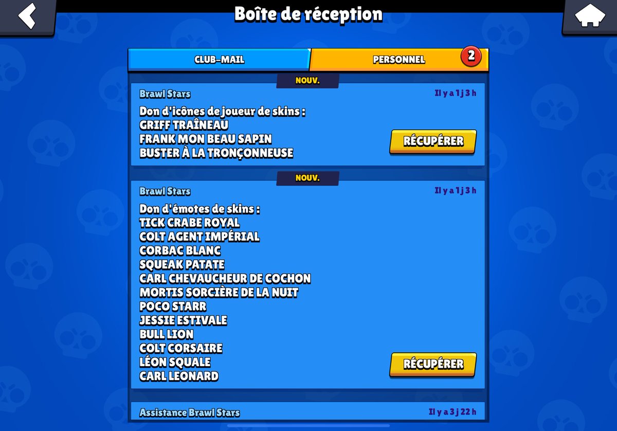 Ah mais c’était la inbox de mon smurf que j’ai postée hier en fait 😅😆