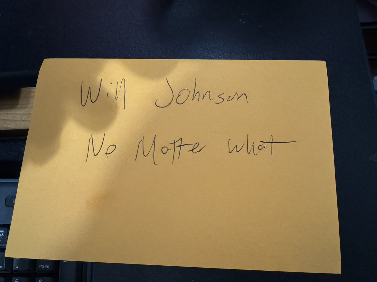 Post-it that has (probably not but should be) seen in the pocket of <a href="/jasonrlicht/">Jason Licht</a> heading into tonight…<a href="/Buccaneers/">Tampa Bay Buccaneers</a>