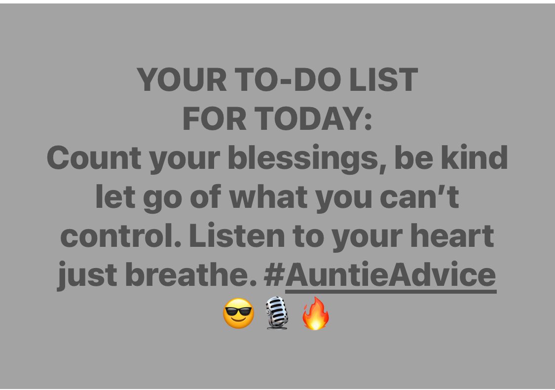 #AuntieAdvice😎🎙🔥