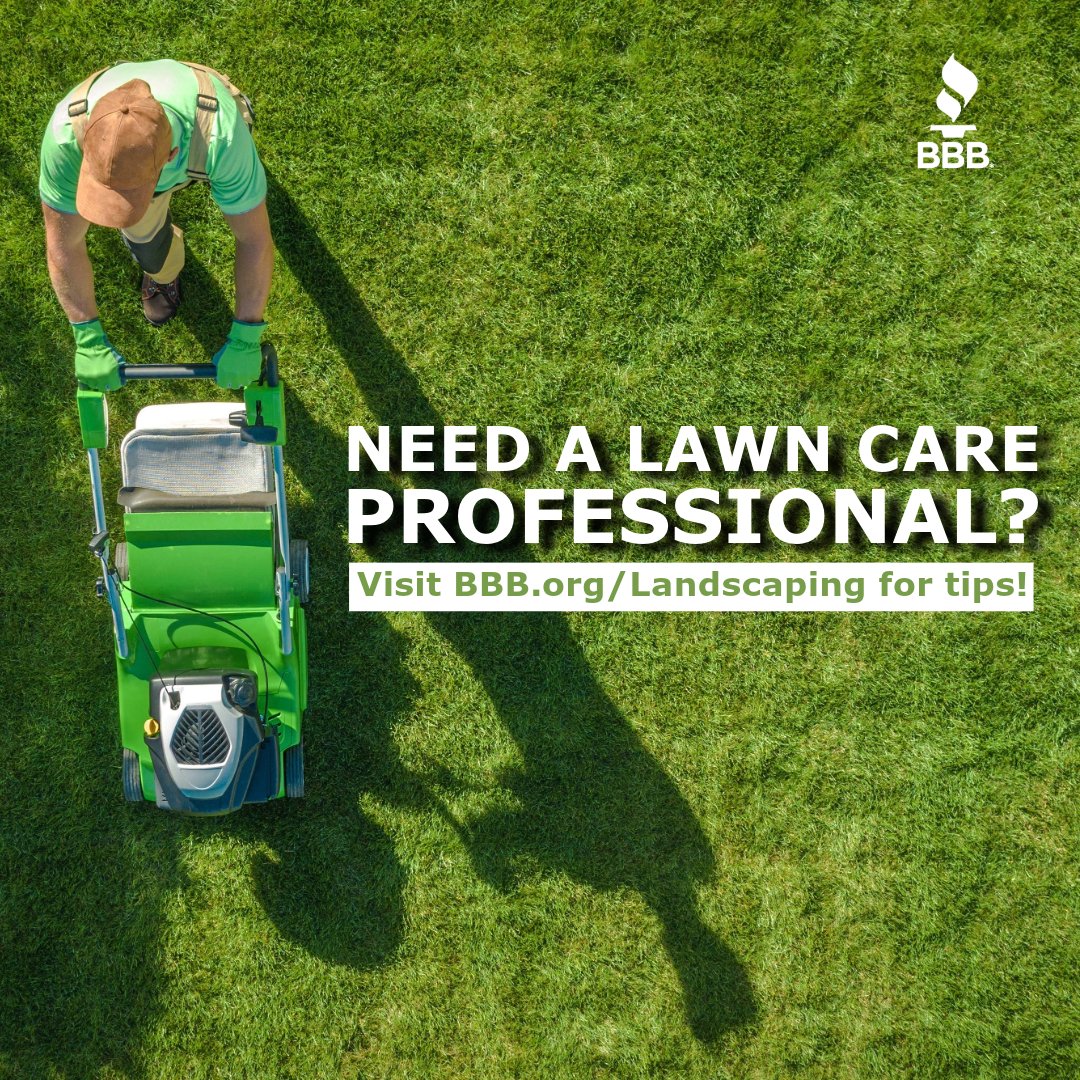 Spring is in the air, and so are your yardwork plans! It’s time to turn your lawn into a backyard paradise. Before you hire a landscaper, make sure you’re finding the right one.

✅ Check customer reviews
✅ Get multiple quotes
✅ Verify BBB Accreditation