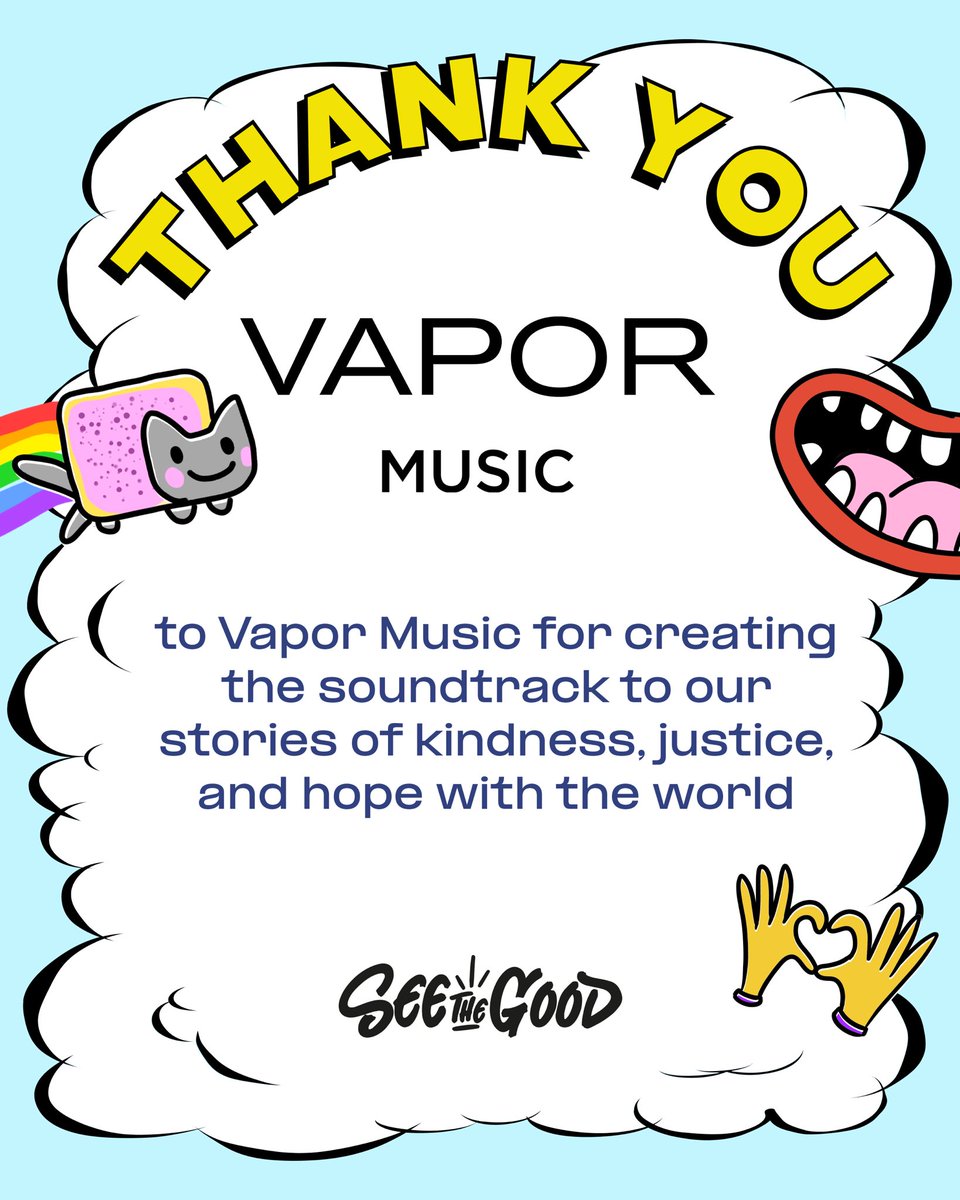 See the Good (@seethegoodnow) on Twitter photo We’re so grateful for all of our partners and ambassadors, but a special thank you goes out to <a href="/vapormusic/">Vapor Music</a> for creating the soundtracks in our videos!
We couldn’t bring our stories to life without your incredible talent—thank you for making them unforgettable! We’re so grateful for all of our partners and ambassadors, but a special thank you goes out to <a href="/vapormusic/">Vapor Music</a> for creating the soundtracks in our videos!
We couldn’t bring our stories to life without your incredible talent—thank you for making them unforgettable!