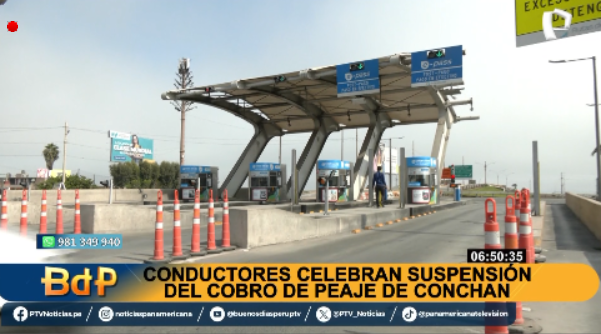 PTV_Noticias's tweet photo. BDP EnVivo | TRAS DECISIÓN JUDICIAL. Conductores celebran suspensión del cobro de #Peaje en #Conchan. Rutas de Lima calificó la resolución como arbitraria.
Míranos EN VIVO ►https://t.co/gj7lGwHjDs
#PanamericanaTelevisión https://t.co/CL2L1Fm31r