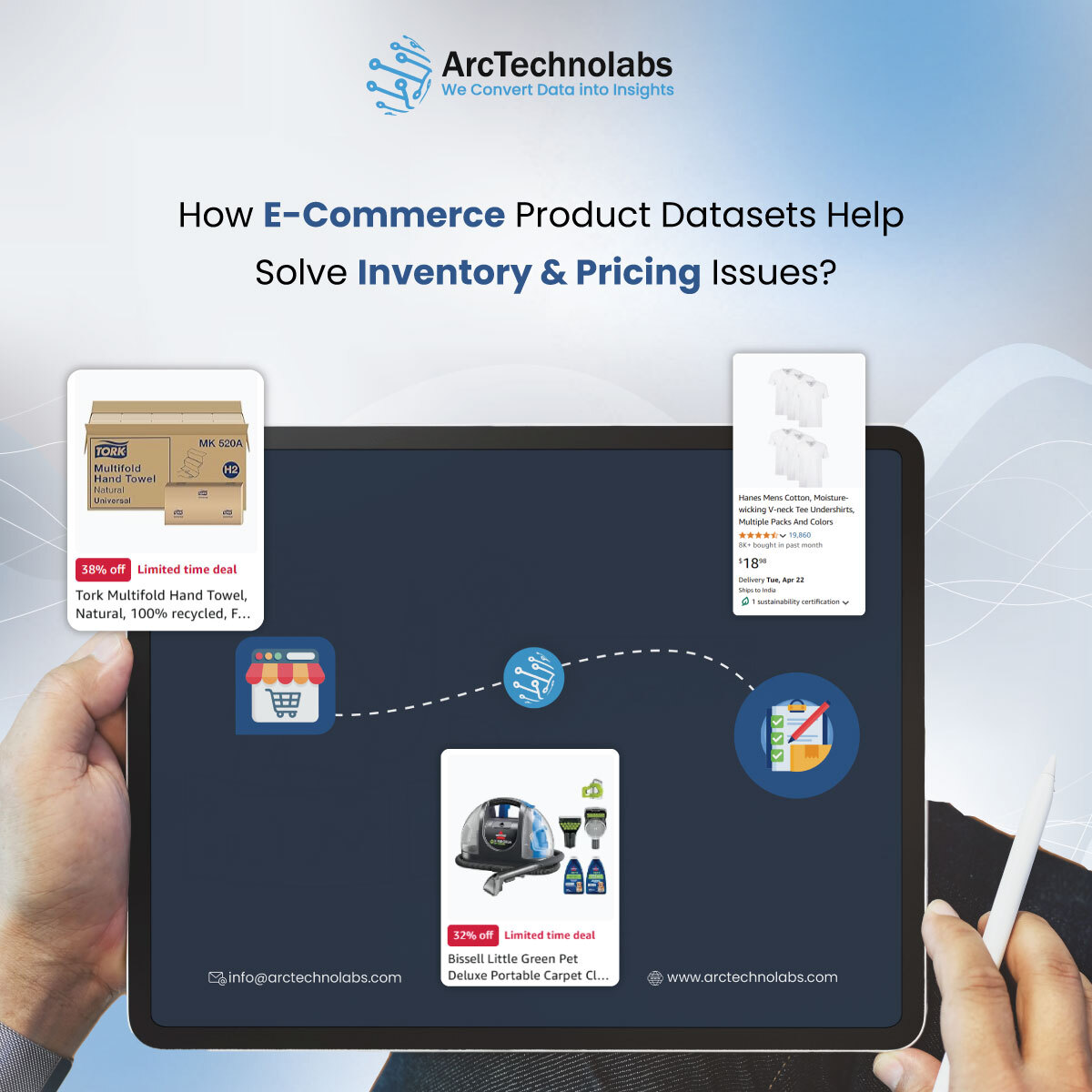 Arctechnolabs's tweet image. Discover how #ECommerceProductDatasets help businesses optimize inventory, prevent stock issues, and set #CompetitivePrices for higher sales and profits.

Read More  &amp;gt;&amp;gt;&amp;gt; arctechnolabs.com/ecommerce-prod…

#EcommerceData #ProductScraping  #PringStrategy #AmazonData #FlipkartInsights #USA