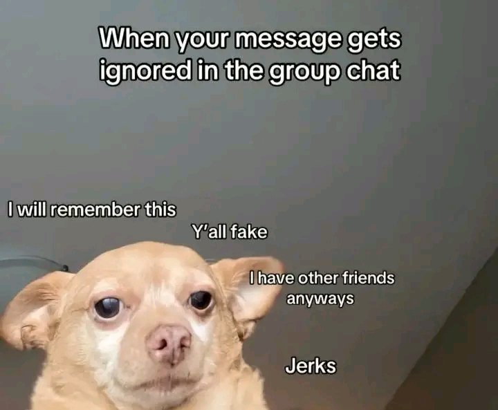 Also me posting this knowing I will be ignored again