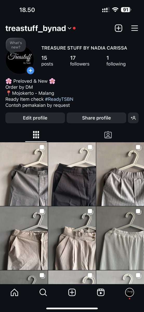 nadiacarissaaa's tweet photo. @pinaaaur Boleh banget cek ig thriftku kaak @/treastuff_bynad, bisa oren freeong by request. https://t.co/OqmLKwFJPC