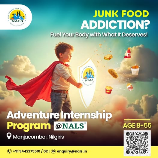 Nalsoutdoor's tweet photo. 🍔 Ditch junk. Grab adventure! 🧗‍♂️🔥
At NALS, we turn cravings into climbing, fries into firewood! 🌲💪
📍 Join the Adventure Internship – Nilgiris
📞 9442275502 | 🌐 https://t.co/hwLhzuJzhn

#NALSPower #AdventureAwaits #ClimbMoreLiveMore https://t.co/XXFxBxQhn9