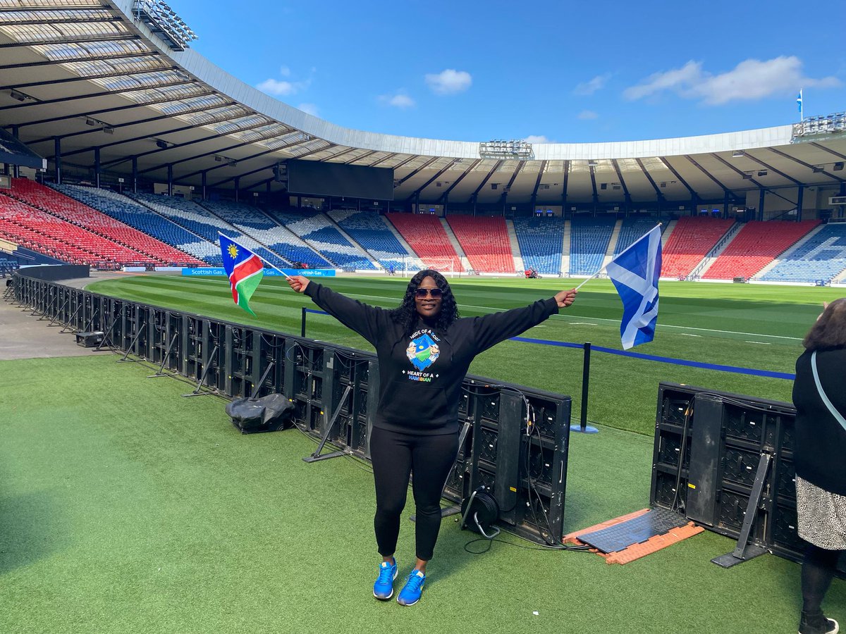 Scottish Football Museum (@sfootballmuseum) on Twitter photo We love welcoming visitors from all over the world and today we hosted Cynthia for a tour of the Museum & <a href="/HampdenPark/">Hampden Park Stadium</a>, all the way from Namibia!
Thanks for coming Cynthia! 🇳🇦 We love welcoming visitors from all over the world and today we hosted Cynthia for a tour of the Museum & <a href="/HampdenPark/">Hampden Park Stadium</a>, all the way from Namibia!
Thanks for coming Cynthia! 🇳🇦