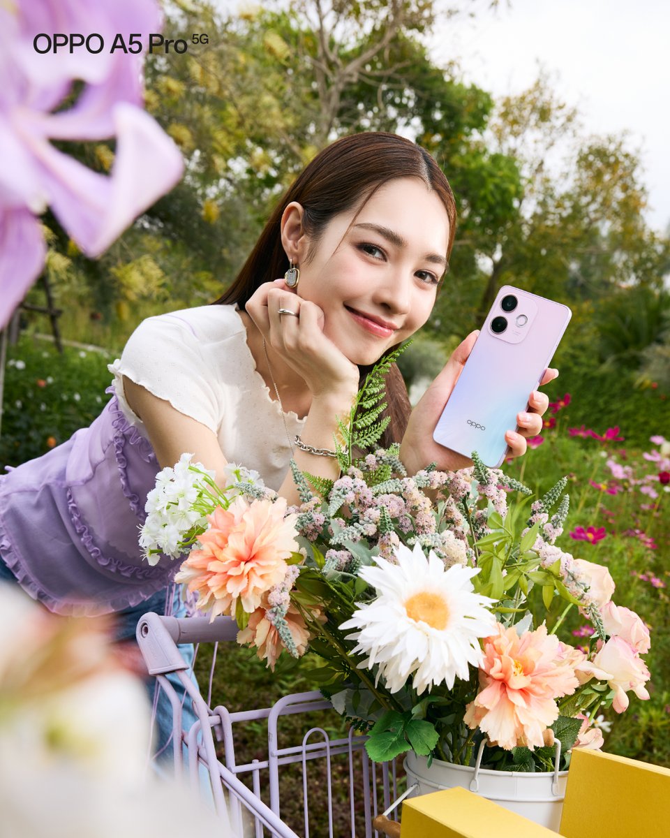 OPPO A5 Pro 5G ไอเทมสวย Shine คู่ใจของ มิ้นท์ รัญชน์รวี 💫💖

#OPPOA5Pro5GxPeakMint
#OPPOA5Pro5GTH
#สวยครบจบทุกดาเมจ