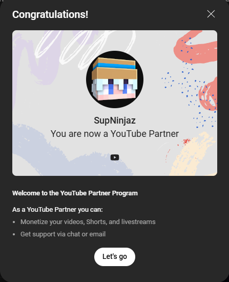 SupNinjaz's tweet photo. YouTube channel finally MONETIZED 🥹✨

It took 11 videos, and more than a year!

It's finally done!! 😭💖 https://t.co/o3VgqB8DNV