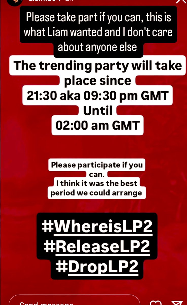 PLEASE stop this trend. It’s very disrespectful. The decision about what to do with Liam’s music and when to do it belongs solely to his family. As a fandom, we should be making their grieving process easier, not turning it into a nightmare ❤️‍🩹🙏

#JusticeForLiam #LiamPayne