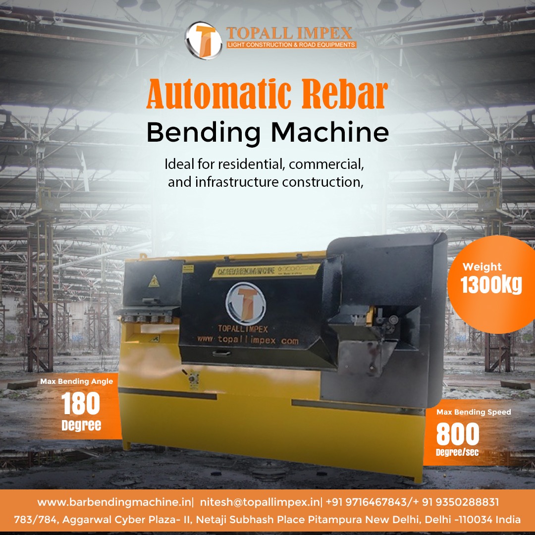 Topallimpex's tweet image. Boost efficiency in your rebar processing line with Topall Impex&apos;s Automatic Rebar Machine, designed for industrial-scale performance and consistent output. Partner with India’s trusted name in construction machinery.
#B2BConstruction #RebarProcessing #TopallImpex