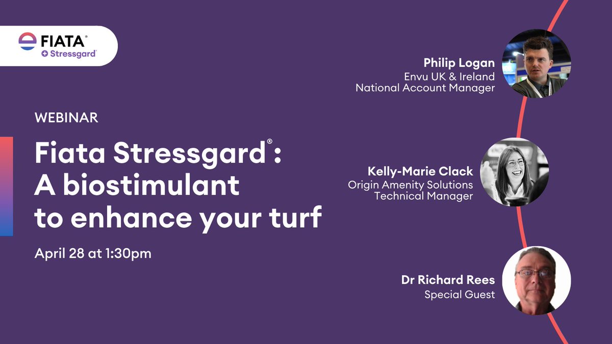 What’s new in high performance turf management?
Find out April 28 at 1:30pm in our webinar: Biostimulant Innovation with Fiata Stressgard®
Join <a href="/kelly_origin/">Kelly-Marie Clack</a> &amp; Dr. Richard Rees as they unveil the latest advancements in turf management. <a href="/OriginAmenity/">Origin Amenity Solutions</a> 
Register here 👉