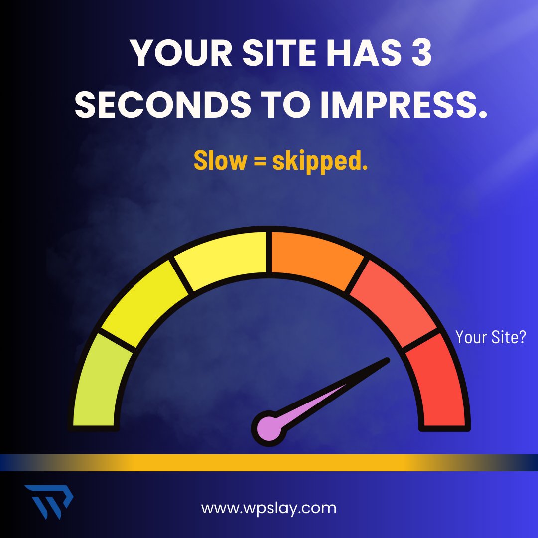 If your site loads slower than your coffee machine, your visitors are already gone.
Want to look pro? Start with speed.

#SiteSpeedMatters #WordPressCare