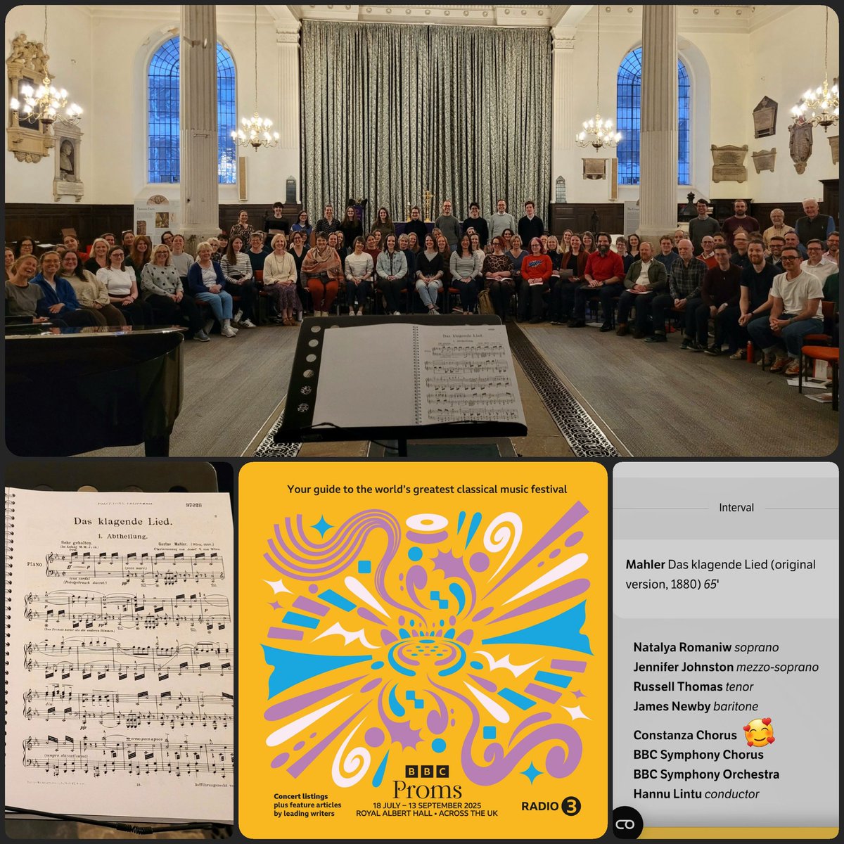 Constanza Chorus (@constanzachorus) on Twitter photo We are very proud & excited to announce that Constanza Chorus will be performing at the wonderful #BBCProms! π€©
We will be performing Mahler's ππ’π΄ π¬ππ’π¨π¦π―π₯π¦ ππͺπ¦π₯ on Monday 4th August at the Royal Albert Hall, alongside the <a href="/BBCSO/">BBC Symphony Orchestra & Chorus</a> BBC Symphony Chorus & Orchestra We are very proud & excited to announce that Constanza Chorus will be performing at the wonderful #BBCProms! π€©
We will be performing Mahler's ππ’π΄ π¬ππ’π¨π¦π―π₯π¦ ππͺπ¦π₯ on Monday 4th August at the Royal Albert Hall, alongside the <a href="/BBCSO/">BBC Symphony Orchestra & Chorus</a> BBC Symphony Chorus & Orchestra