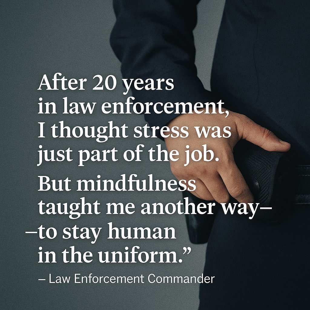 CMPS_MBWR's tweet image. 🔥 This is what mindfulness in public safety looks like.
CMPS offers evidence-based mindfulness programs that support those who serve on the front lines.

#MindfulnessInUniform #CMPS #PublicSafetyWellness #ShiftReady #BurnoutPrevention