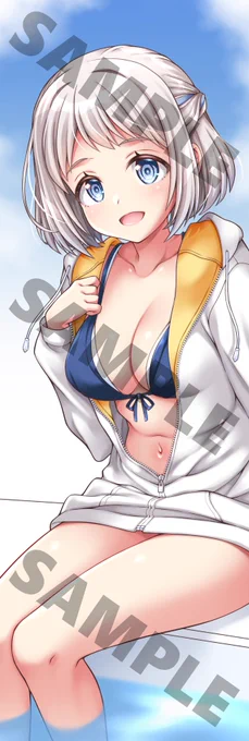 MBFしおり企画でリーリヤを描かせていただきました～是非ゲットしてもらえたら嬉しいです、よろしくお願いします(おなか気合い入れて描きました) 