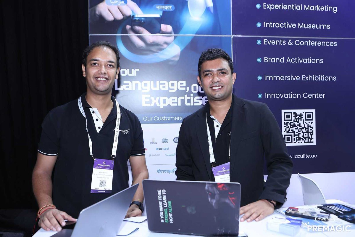 DevnagriAI's tweet image. We’re live at @DubaiAIFest 2025! 
Meet us at Booth S16 !

#DubaiAIFest #DevnagriAI #AIinLocalization #LanguageTechnology #TranslationSolutions #GlobalInnovation 

@xenonstack @DIFC @fintechhivedifc