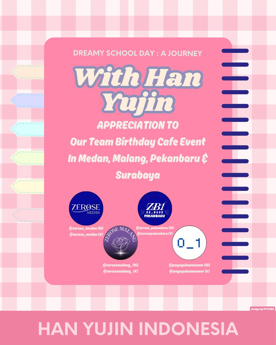 ˚ʚ♡ɞ˚ 𝘿𝙧𝙚𝙖𝙢𝙮 𝙎𝙘𝙝𝙤𝙤𝙡 𝘿𝙖𝙮 : 𝘼 𝙅𝙤𝙪𝙧𝙣𝙚𝙮 𝙒𝙞𝙩𝙝 𝙃𝙖𝙣 𝙔𝙪𝙟𝙞𝙣 ˚ʚ♡ɞ˚
𝑯𝒂𝒏 𝒀𝒖𝒋𝒊𝒏 𝑩𝒊𝒓𝒕𝒉𝒅𝒂𝒚 𝑪𝒂𝒇𝒆 𝑬𝒗𝒆𝒏𝒕 𝒊𝒏 𝑩𝒂𝒏𝒅𝒖𝒏𝒈, 𝑴𝒆𝒅𝒂𝒏, 𝑴𝒂𝒍𝒂𝒏𝒈, 𝑷𝒆𝒌𝒂𝒏𝒃𝒂𝒓𝒖 &amp; 𝑺𝒖𝒓𝒂𝒃𝒂𝒚𝒂 - 𝒐𝒖𝒓 𝒕𝒆𝒂𝒎 𝒑𝒓𝒐𝒋𝒆𝒄𝒕 ✨️
- 20