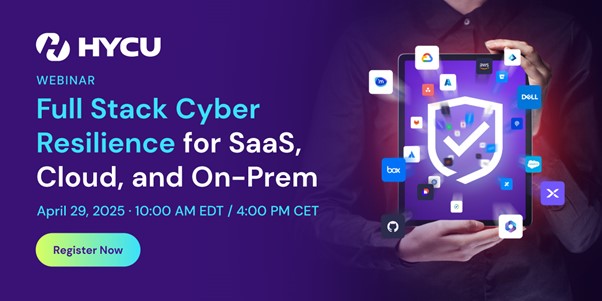 Cloud Tech News (@cloud_comp_news) on Twitter photo Join <a href="/HYCUInc/">HYCU, Inc.</a> at next week's webinar on 29 April 2025 at 10am EDT to explore how HYCU R-Shield™ can make your backup data invisible, protected & recoverable across SaaS, Cloud, and on-prem environments. Find out more: hycu.com/webinar-r-shie… Join <a href="/HYCUInc/">HYCU, Inc.</a> at next week's webinar on 29 April 2025 at 10am EDT to explore how HYCU R-Shield™ can make your backup data invisible, protected & recoverable across SaaS, Cloud, and on-prem environments. Find out more: hycu.com/webinar-r-shie…