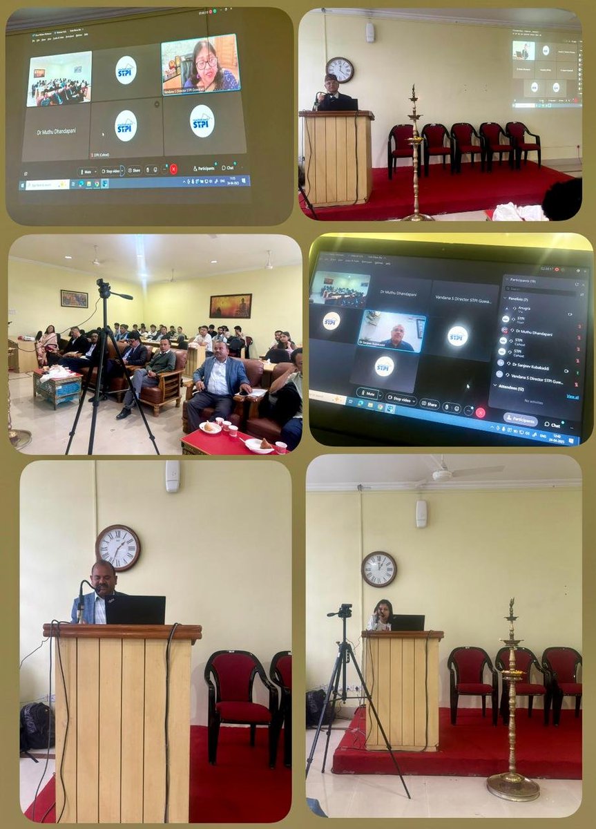 STPI Gangtok (@stpigangtok) on Twitter photo <a href="/STPIGangtok/">STPI Gangtok</a> launched OCP 1.0 #OctaNE on 24.04.25
Keynote Speakers
* Smt. V. Srivastava, Dir., STPI-Guwahati
* Dr. LP. Sharma, Sr. Dir., NIC Sikkim
* Dr. M. Dhandapani, VP-Compliance
* Dr. Sanjeev K, Founder, ITIE
* Shri NS Siddaiah, OIC
* Dr. A. Biswas, Dy. Reg. SMIT
<a href="/arvindtw/">Arvind Kumar</a> <a href="/STPIGangtok/">STPI Gangtok</a> launched OCP 1.0 #OctaNE on 24.04.25
Keynote Speakers
* Smt. V. Srivastava, Dir., STPI-Guwahati
* Dr. LP. Sharma, Sr. Dir., NIC Sikkim
* Dr. M. Dhandapani, VP-Compliance
* Dr. Sanjeev K, Founder, ITIE
* Shri NS Siddaiah, OIC
* Dr. A. Biswas, Dy. Reg. SMIT
<a href="/arvindtw/">Arvind Kumar</a>